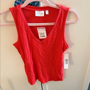 Cyrus Vibrant Red Women's Tank Top NwT